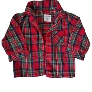 3/15$ Petit Lem X Simons Vibrant Plaid Shirt